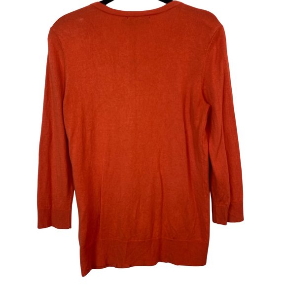 New York and Company 7th Avenue Design Studio 3/4-sleeve Knit Cardigan - Medium - Picture 5 of 7